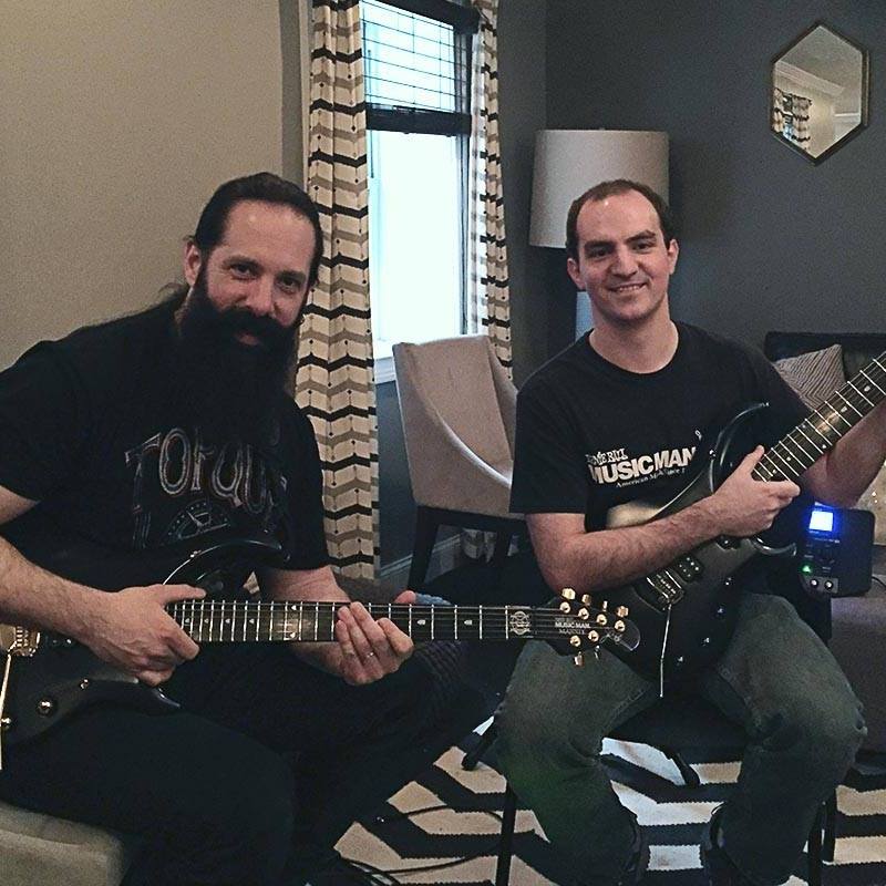 John Petrucci and Evan Bradley, 2016