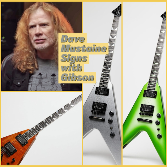 Gibson Announces Signature Dave Mustaine Line