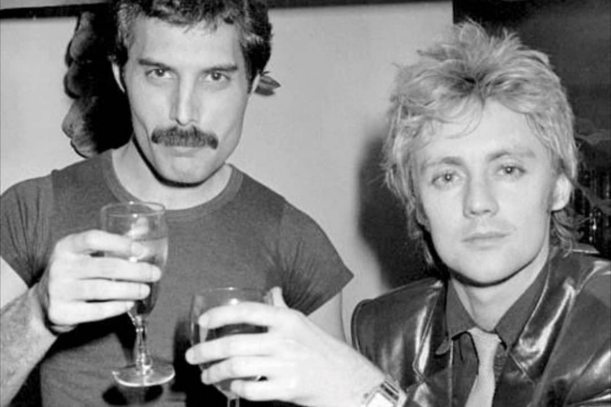 Freddie Mercury and Roger Taylor (early '80s)