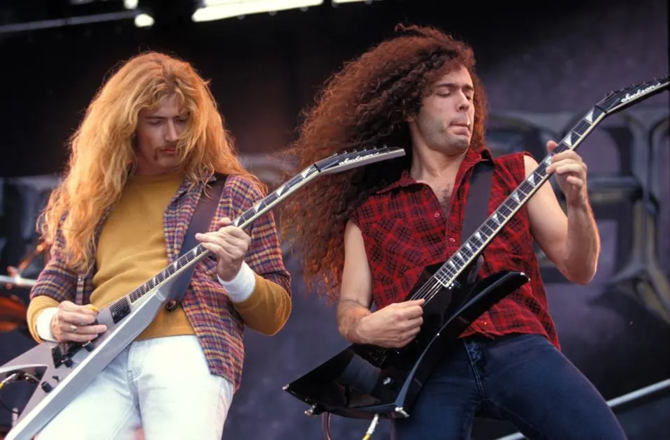 Dave Mustaine and Marty Friedman